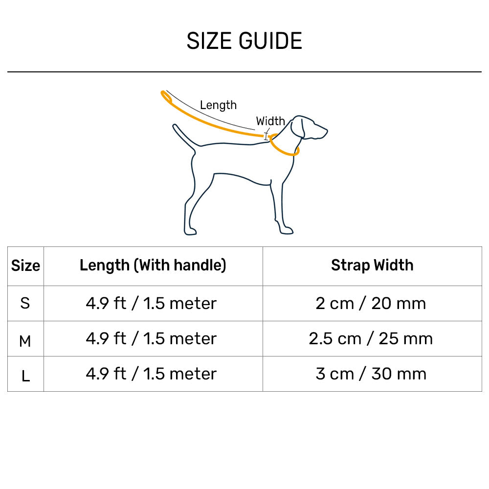 HUFT Dynamic Chevron Leash For Dog - Red & Yellow - Heads Up For Tails