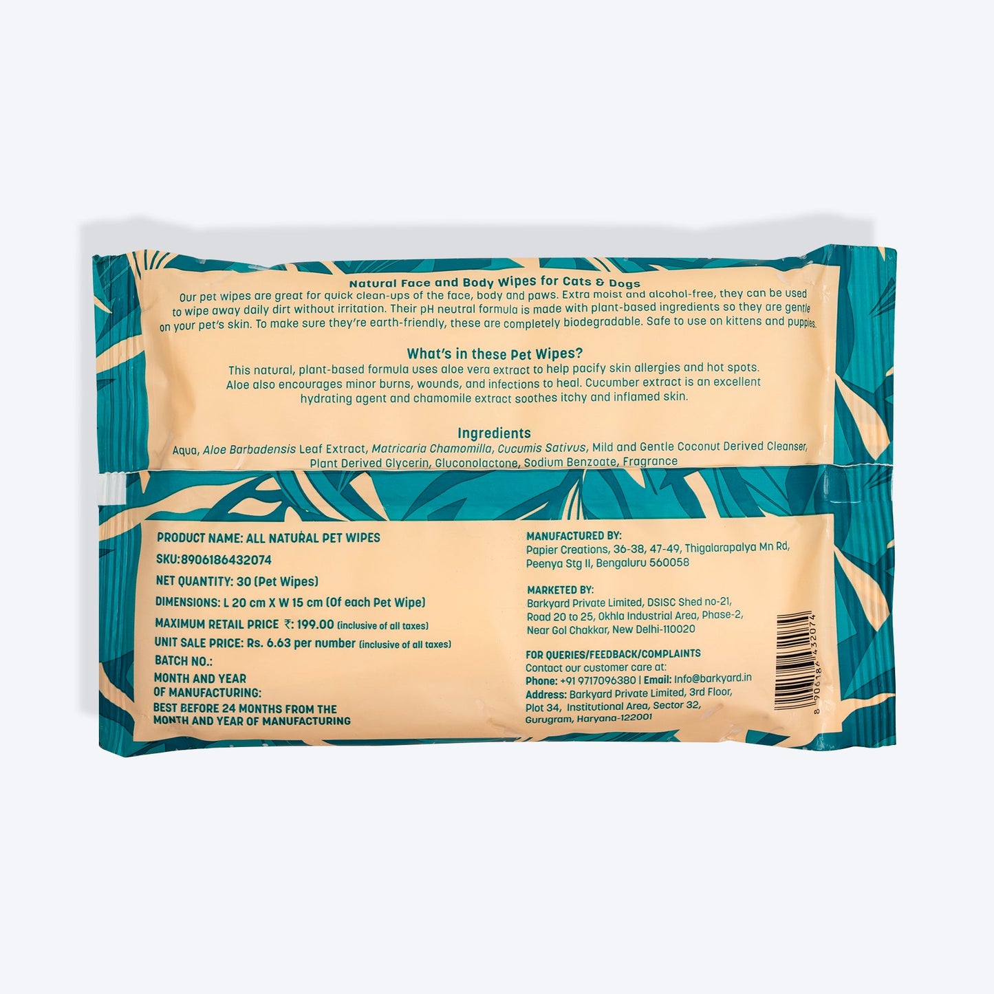 HUFT Biodegradable Pet Wipes - Heads Up For Tails