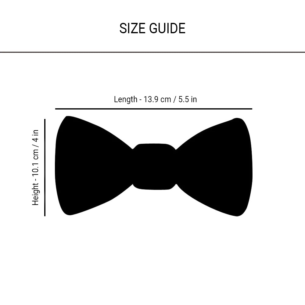 HUFT Personalised Monogrammed Bow Tie for Dogs - Blue-7