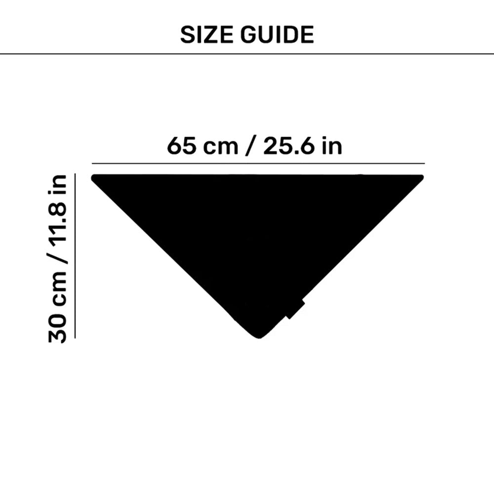 HUFT Desi Glam Knot Bandana For Dog - Purple - Heads Up For Tails