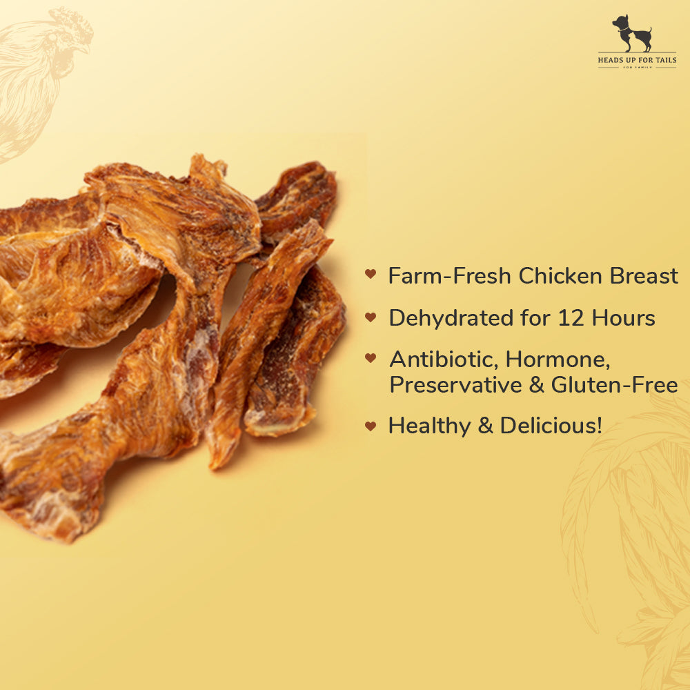 HUFT Wholesome Turkey Food & Chicken Jerky Treats Combo For Dog