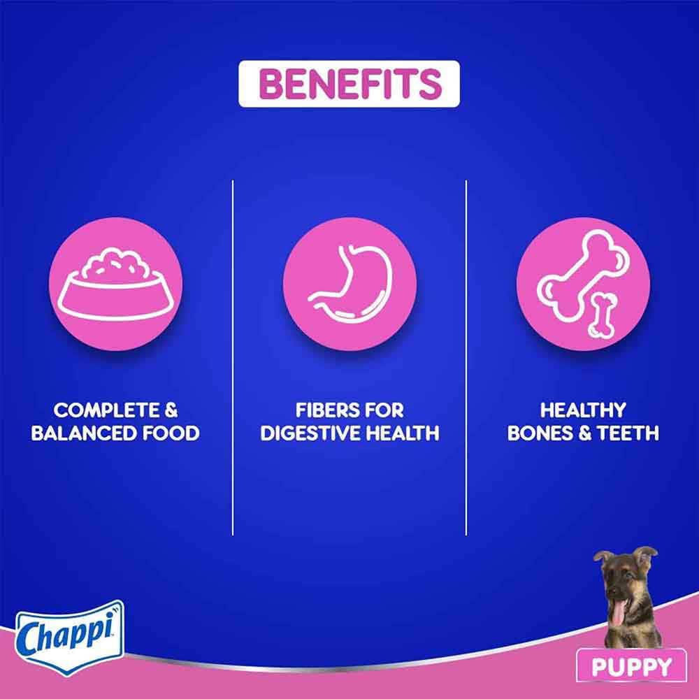 Chappi Puppy Dry Dog Food - Chicken and Milk-06