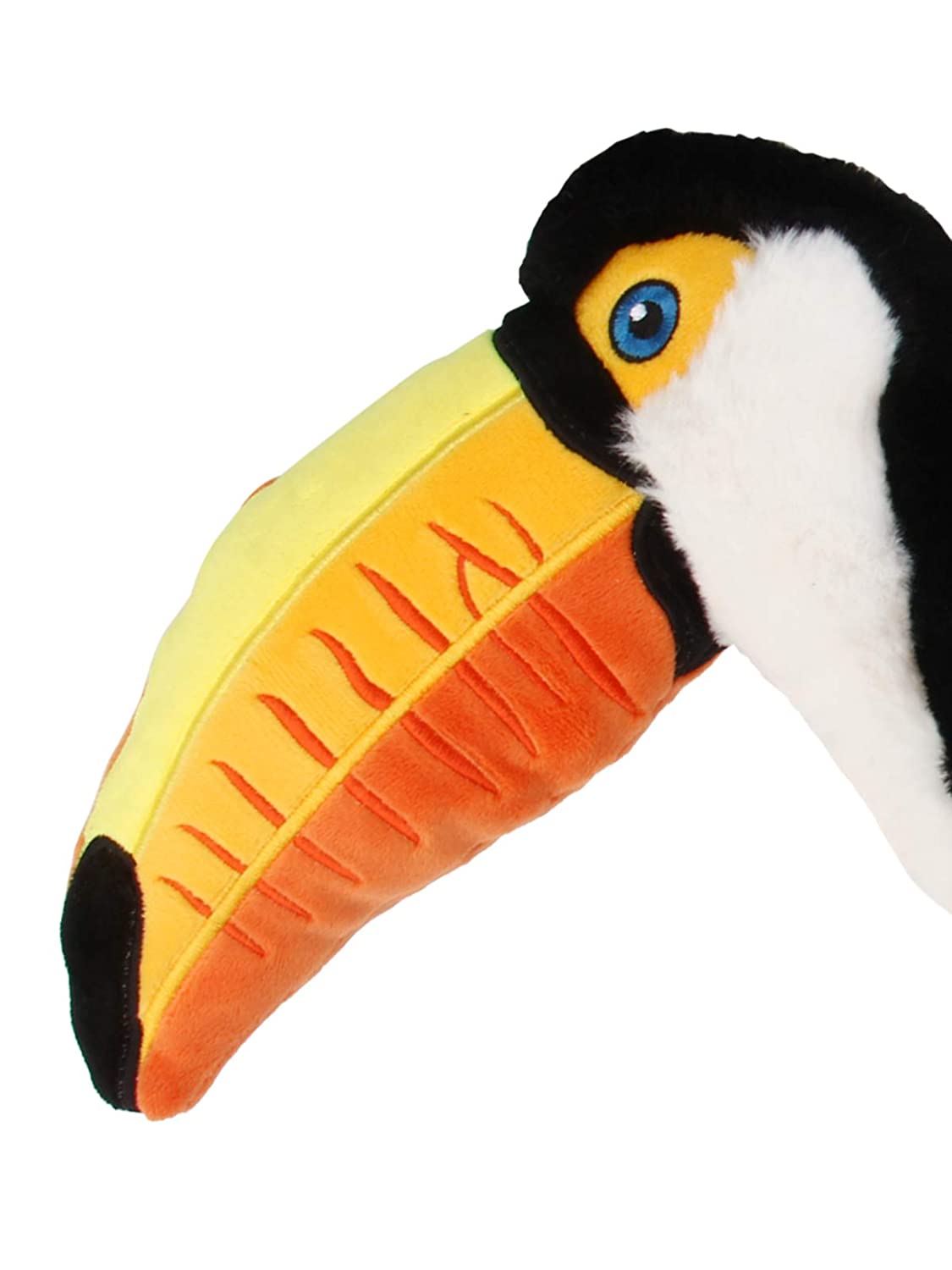 GiGwi Tropicana Toucan Sturdy Plush/TPR Squeaky Dog Toy - 40 cm - Heads Up For Tails