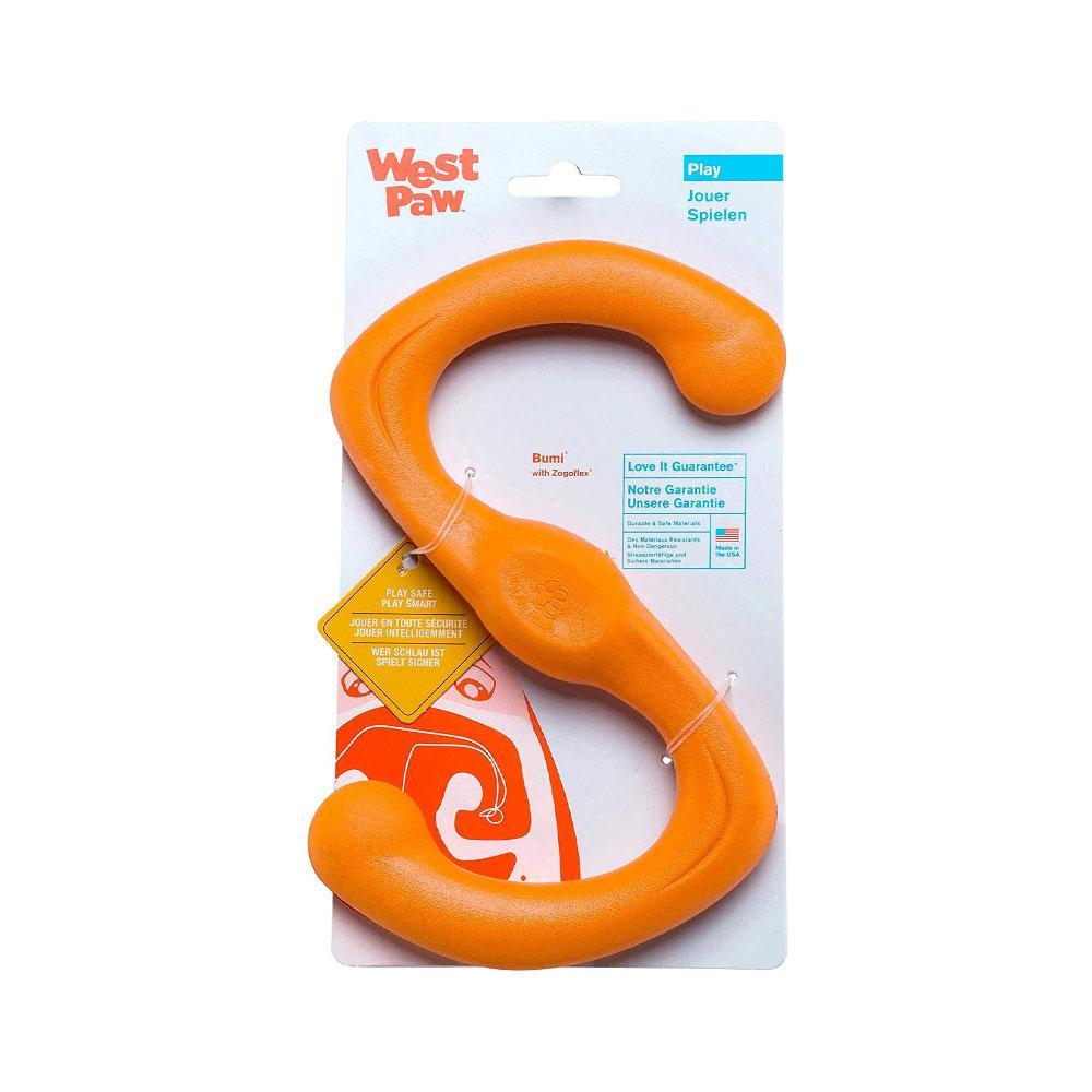 West Paw Zogoflex Bumi Dog Toy Small Orange