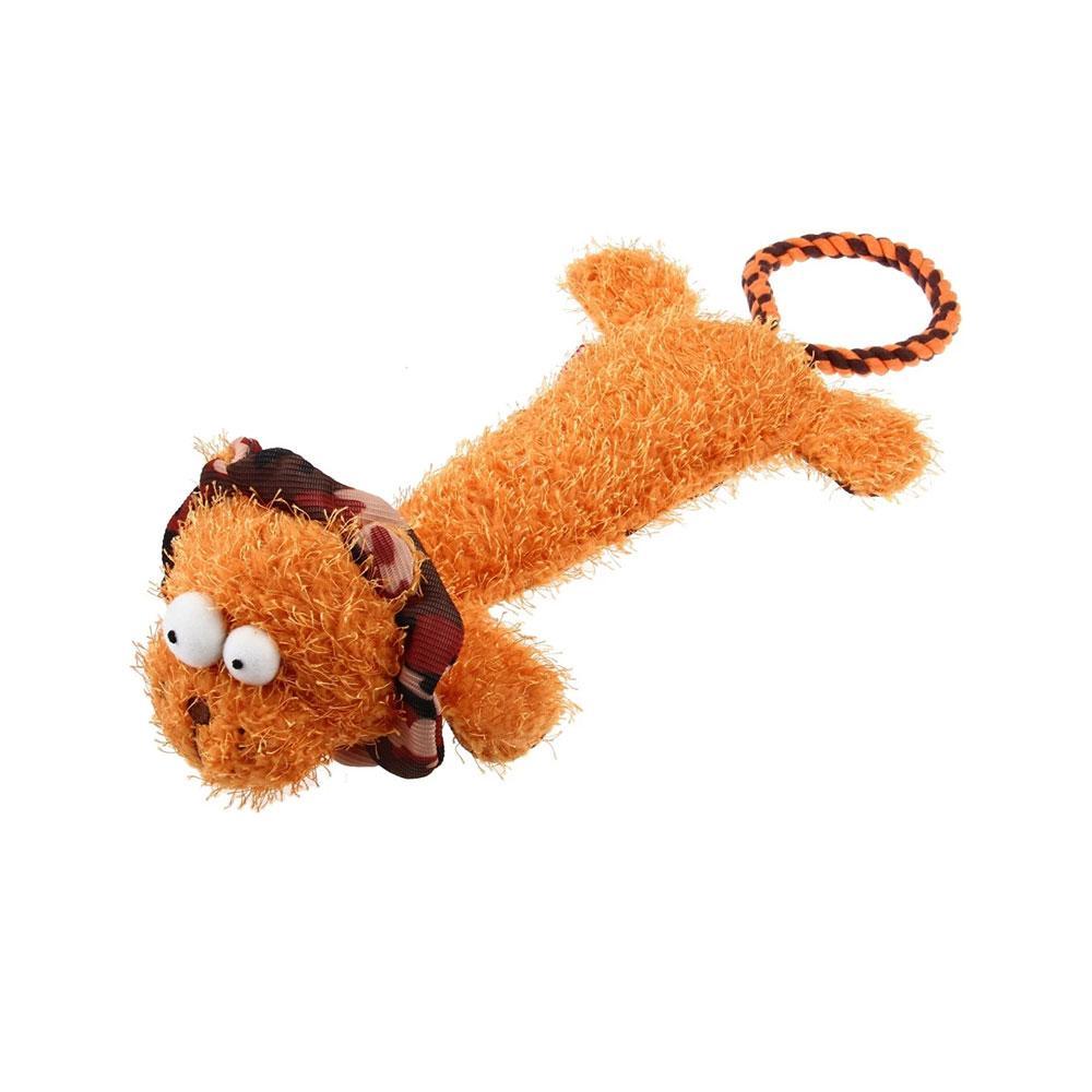 GiGwi Plush Friendz Dog Toy Durable Lion (with Squeaker)