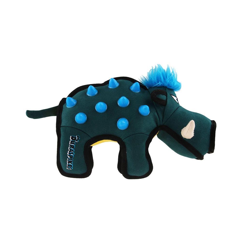 GiGwi Duraspikes Extra Durable Dog Toy Wild Boar Green