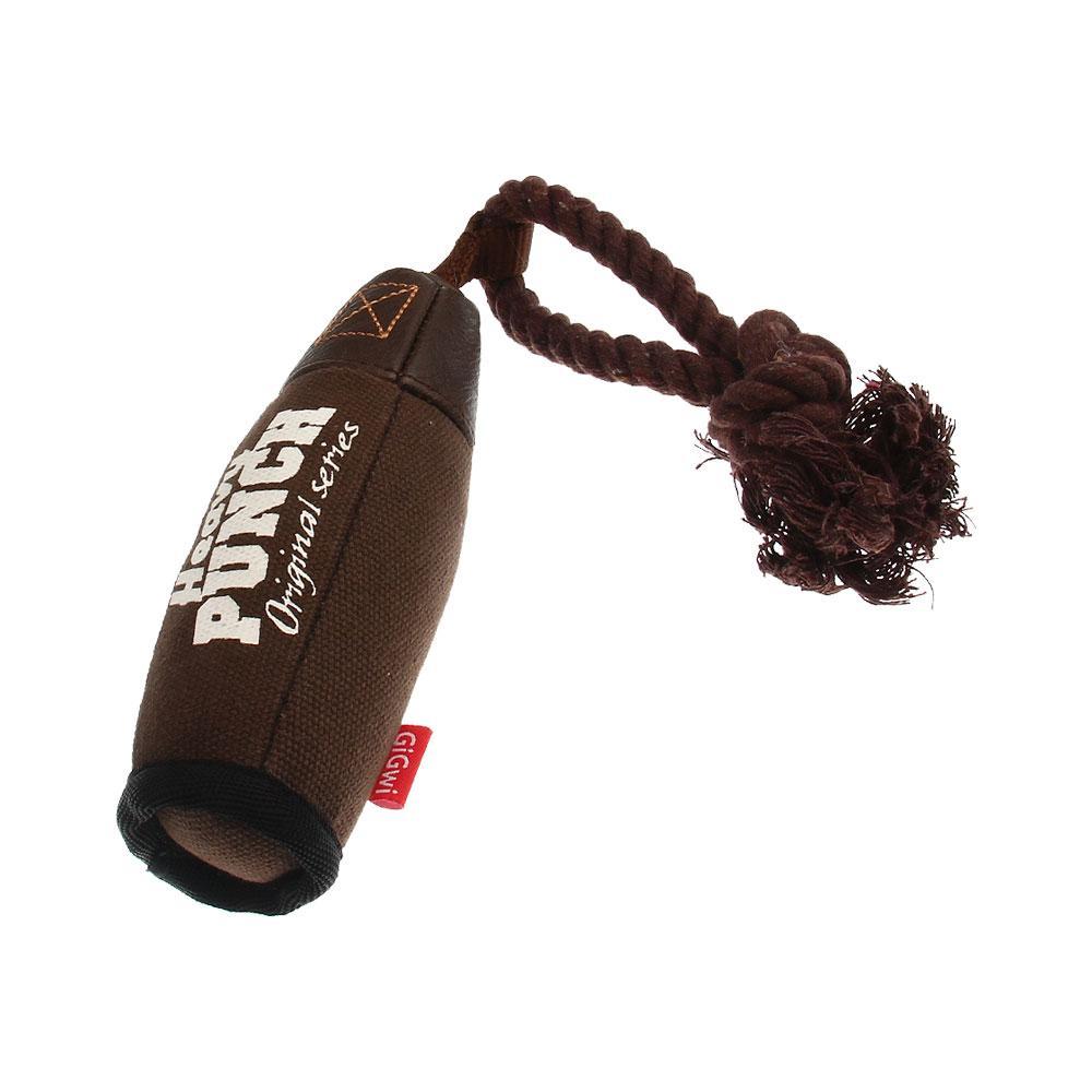 GiGwi Heavy Punch Dog Toy Punching Bag Brown