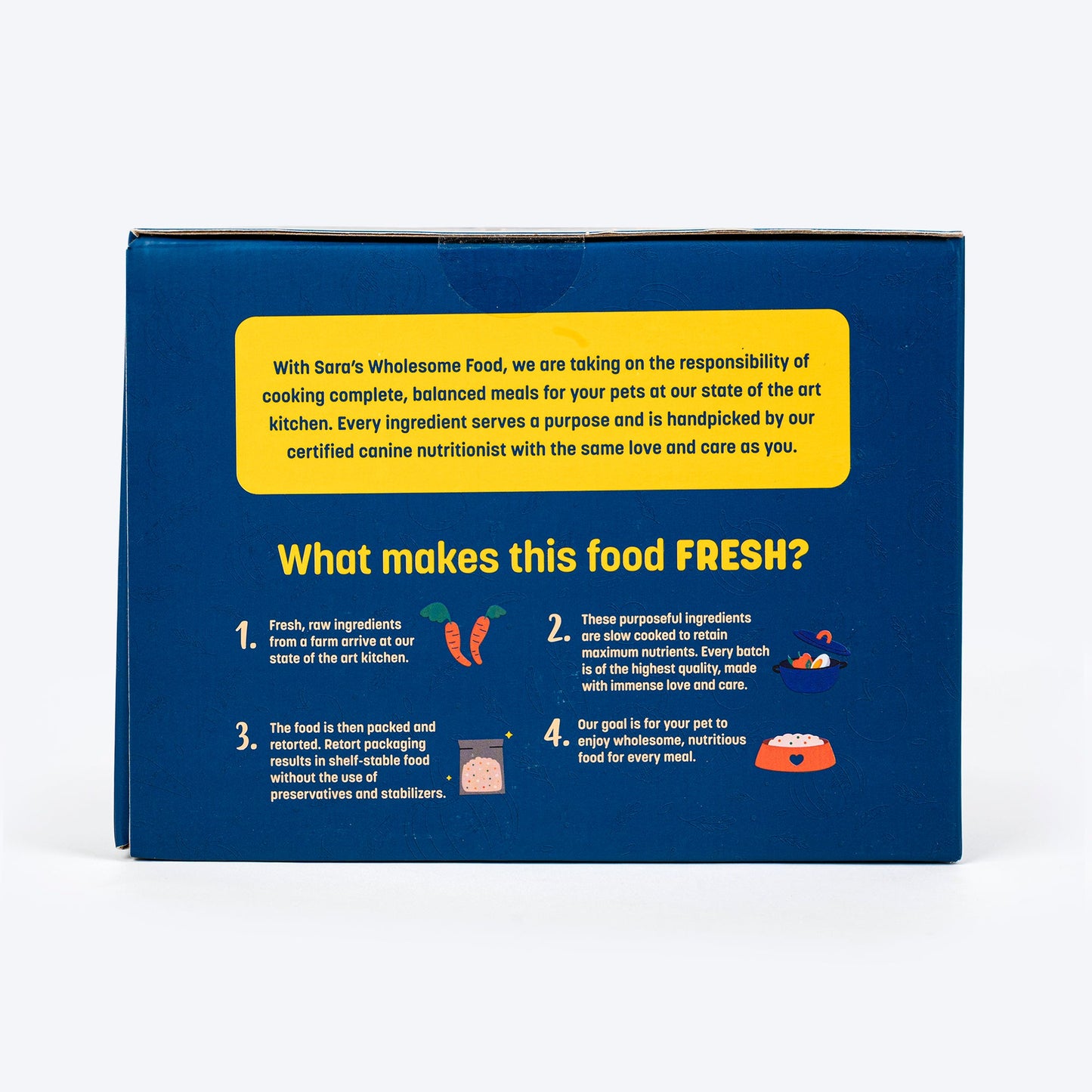 HUFT Sara's Wholesome Food - Grain-Free Chicken And Turkey Dog Food - Pack of (10 X 100g) - Heads Up For Tails