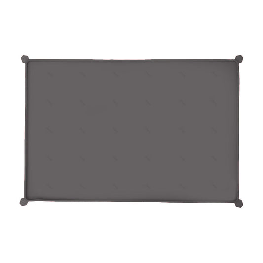 HUFT Anti Spill Food Mat for Pets - Rectangle - Grey - Heads Up For Tails