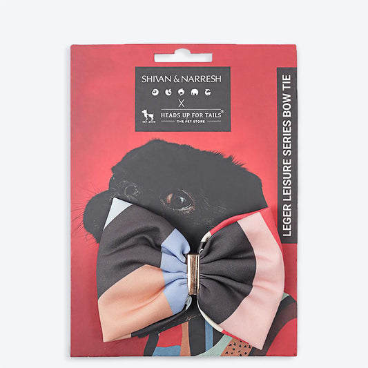 HUFT X Shivan & Narresh Leger Leisure Series Dog Bow Tie - Assorted - Heads Up For Tails