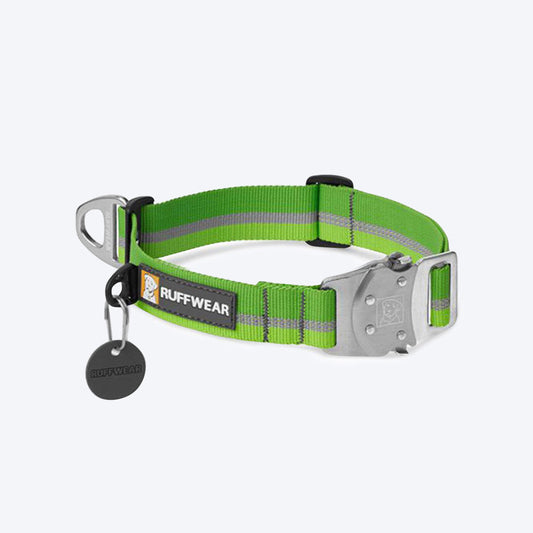 Ruffwear Top Rope Dog Collar - Meadow Green - Heads Up For Tails