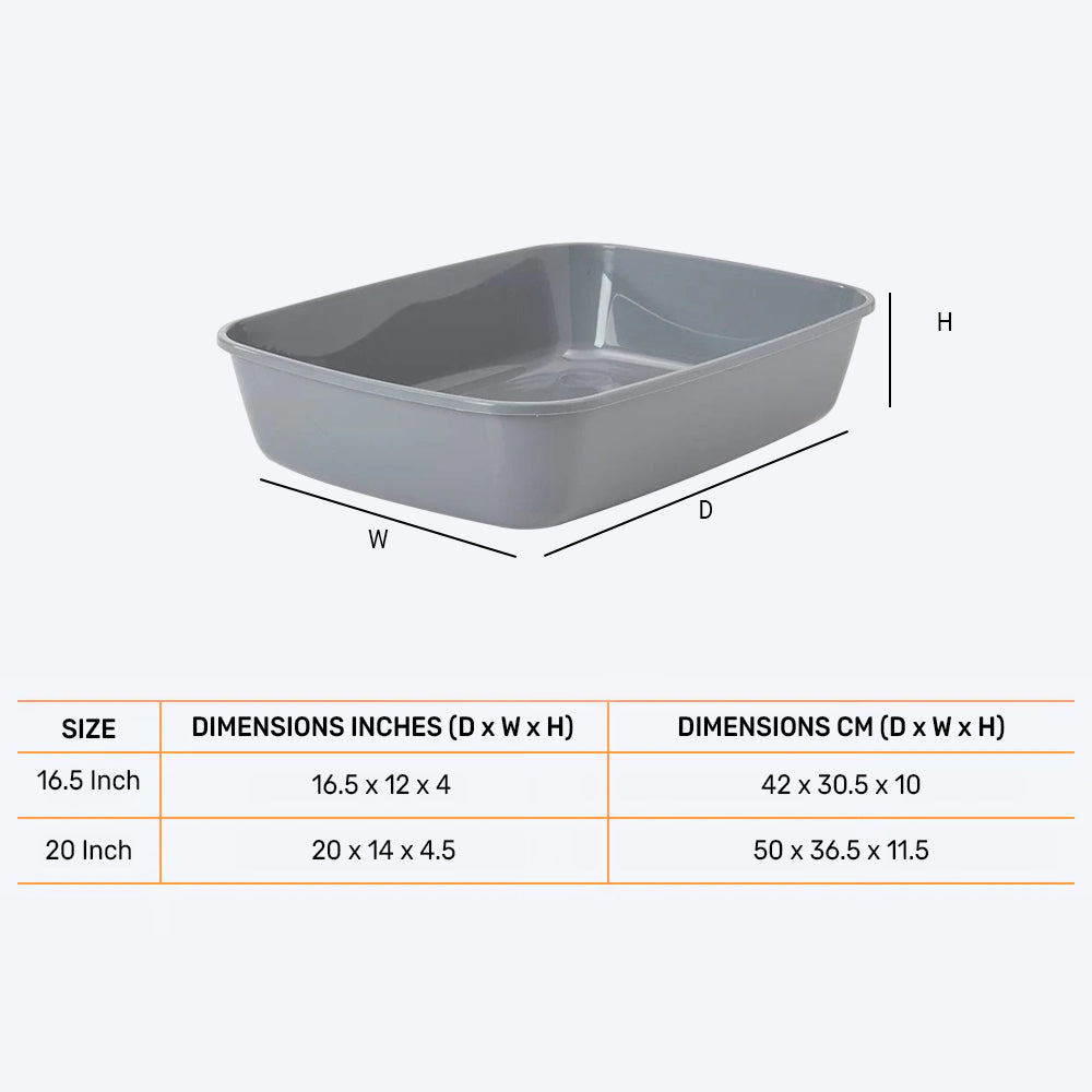 Savic Iriz Cat Litter Tray - Cool Grey_02