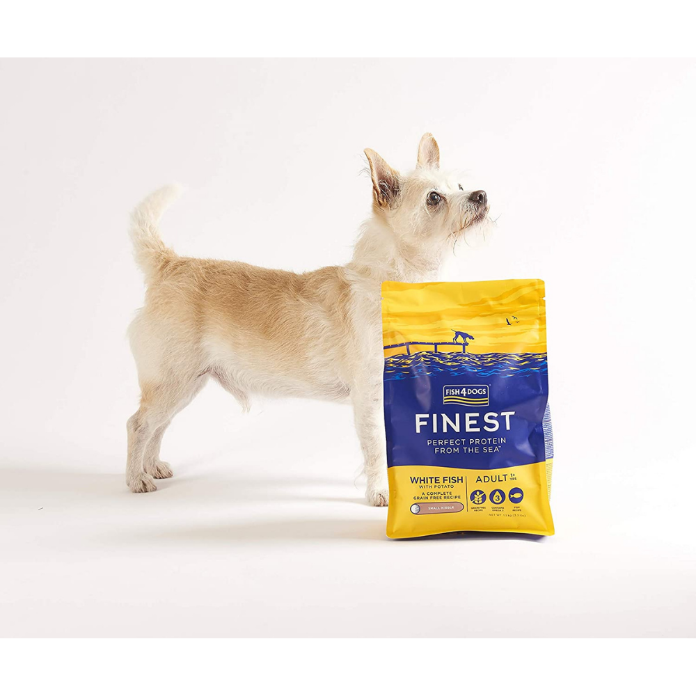 Fish4Dogs Finest Ocean White Fish Adult Dry Dog Food - Heads Up For Tails