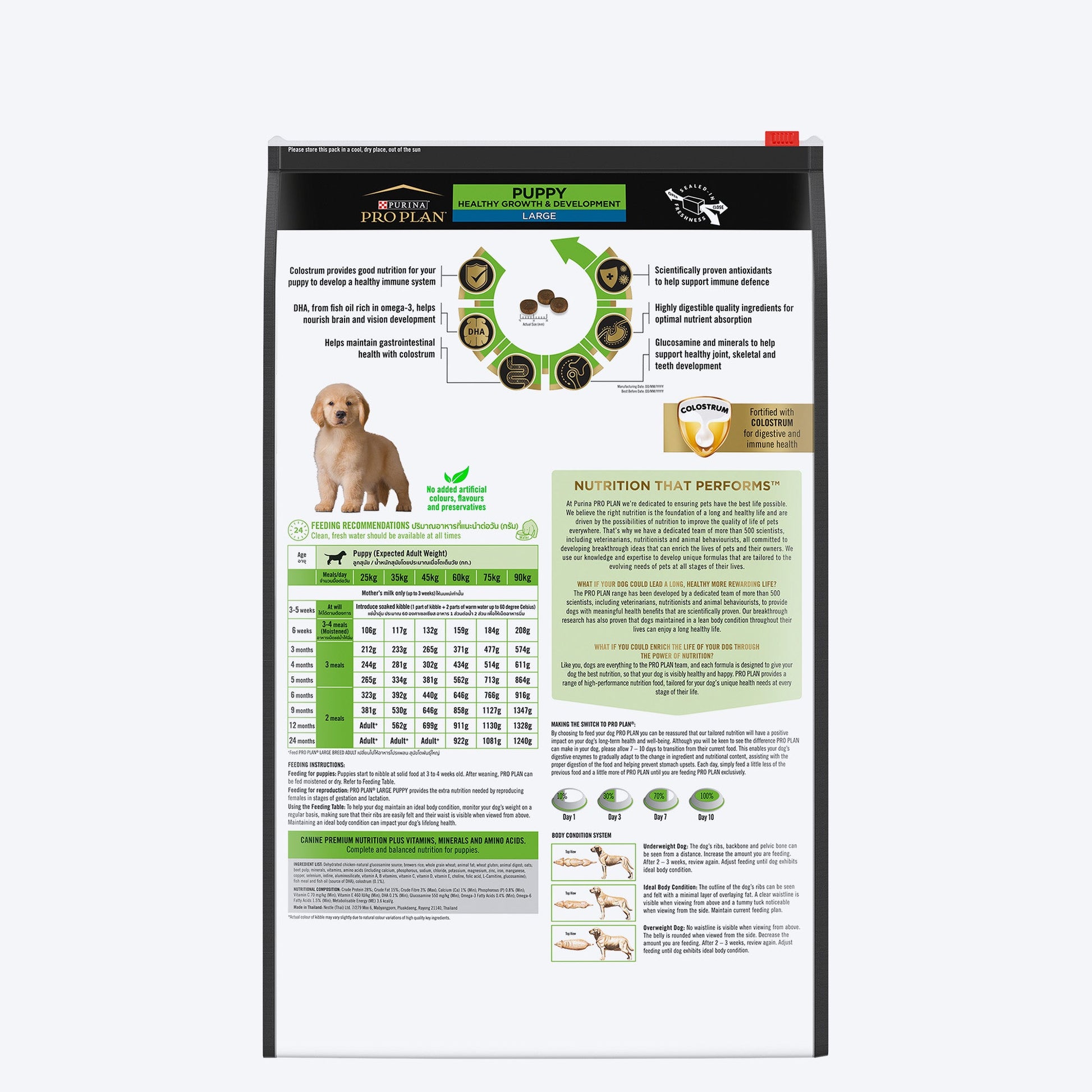 PURINA PRO PLAN Large Breed Dry Food For Puppy - Heads Up For Tails