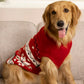 HUFT Snowflake Dog Sweater - Red-1