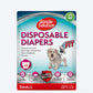 Bramton Simple Solution Disposable Diapers - Pack of 12 (In multiple sizes) - Heads Up For Tails