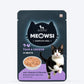 Meowsi by HUFT Tuna & Chicken in Broth Cat Wet Food, 80 gm, with vitamins and minerals, grain-free formula.