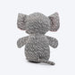 HUFT Squeaky Snugglephant Plush Toy For Dog - Grey - Heads Up For Tails