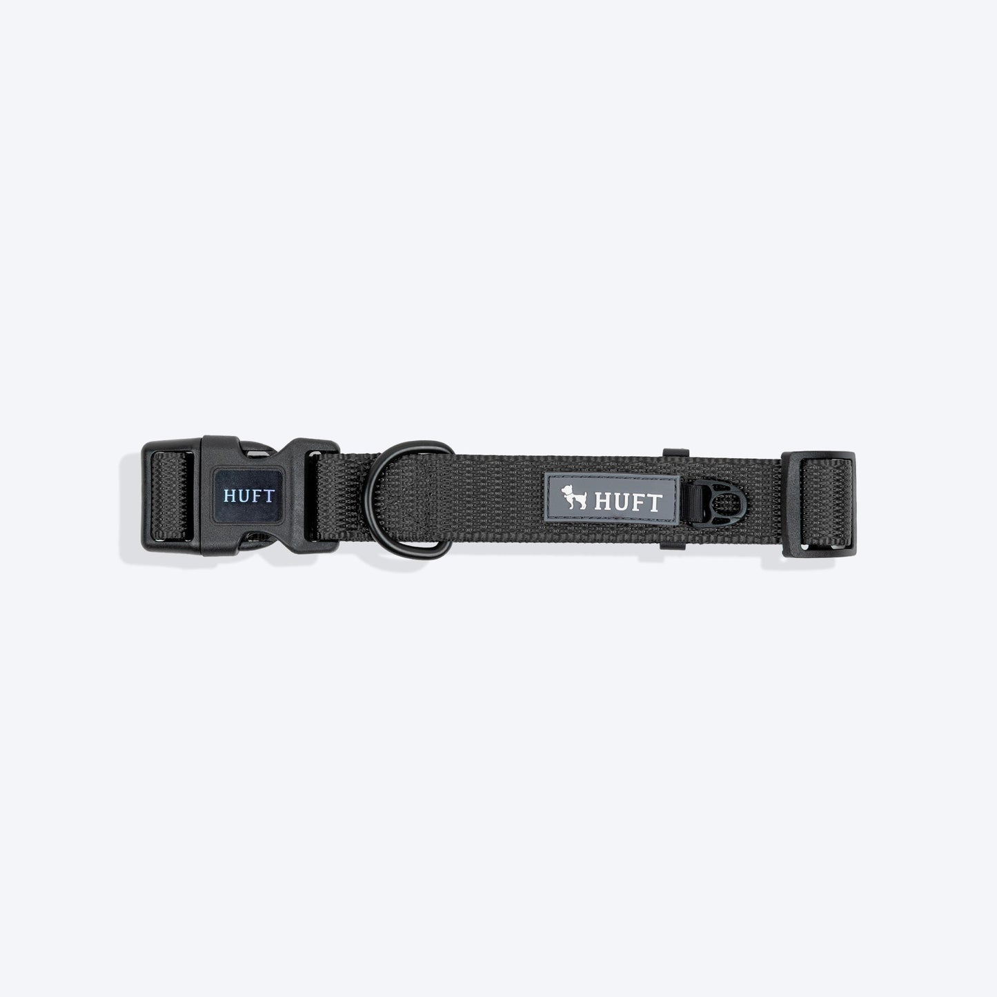 HUFT Classic Collar For Dog - Coal Black - Heads Up For Tails