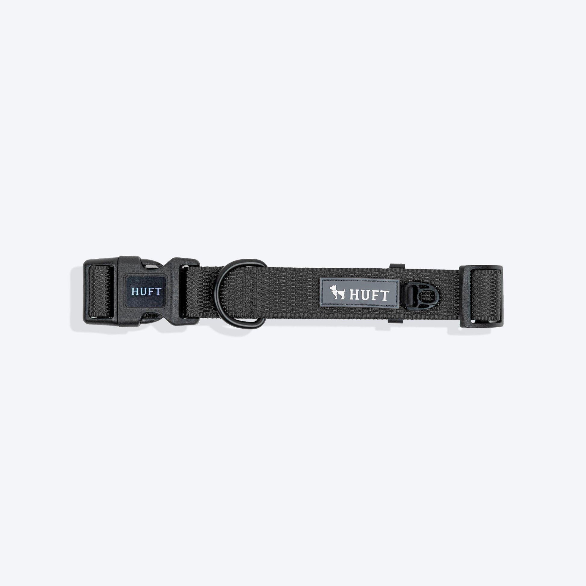 HUFT Classic Collar For Dog - Coal Black - Heads Up For Tails