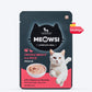 Meowsi by HUFT Chicken Breast with Duck Mousse Cat Wet Food, 80 gm, grain-free, with vitamins and minerals.