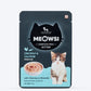 Meowsi by HUFT Chicken & Salmon Mousse Kitten Wet Food, 70 gm, complete meal with vitamins and minerals, grain-free.