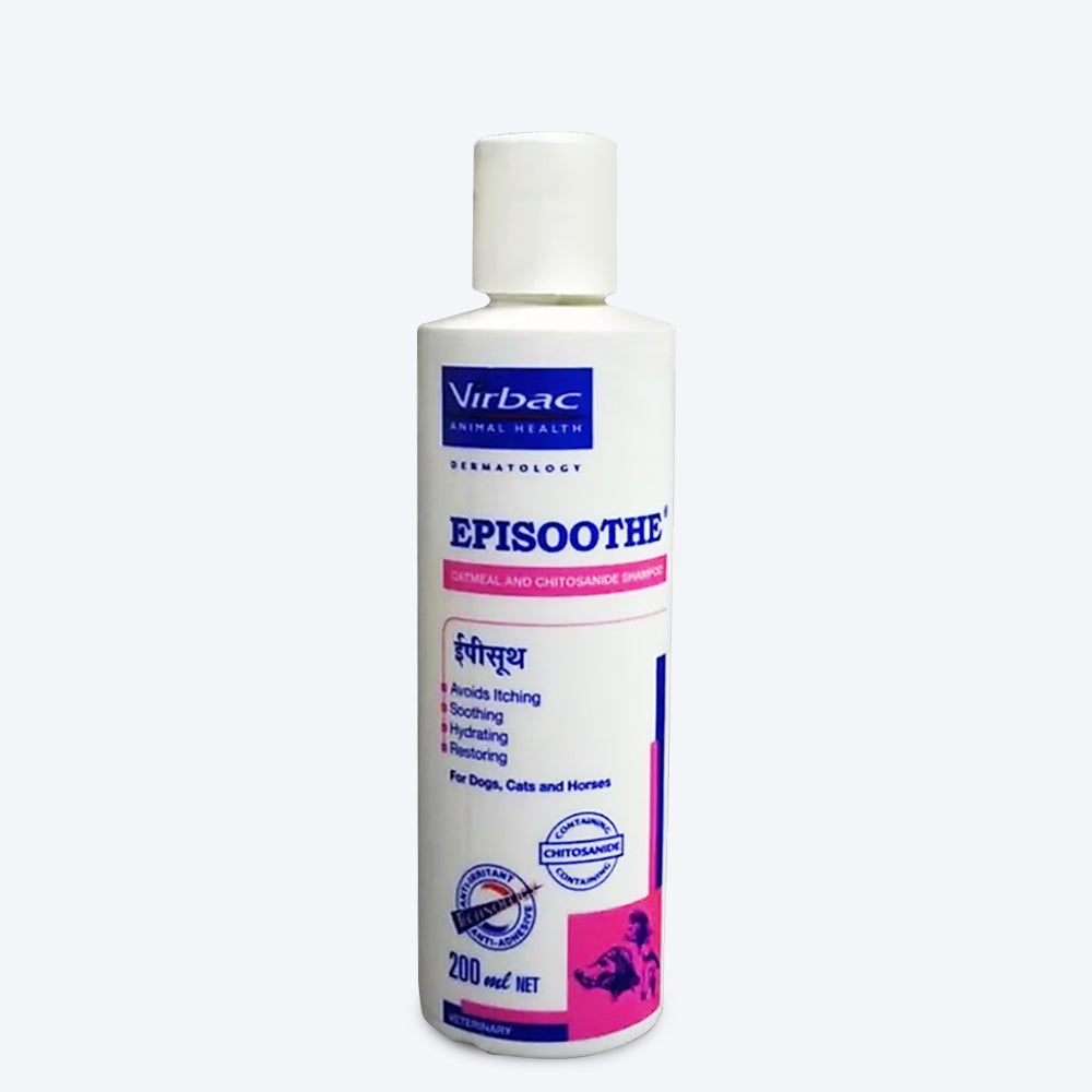 Virbac Episoothe Dog & Cat Shampoo - 200 ml - Heads Up For Tails
