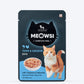 Meowsi by HUFT Tuna & Chicken P¢t© Cat Wet Food, 80 gm, grain-free, with vitamins and minerals for balanced nutrition.
