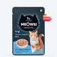 Meowsi by HUFT Tuna & Chicken P¢t© Cat Wet Food, 80 gm, grain-free, with vitamins and minerals for balanced nutrition.