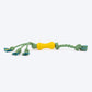 HUFT Tuggables Silly Strings Rope Toy For Dog - Blue & Yellow - Heads Up For Tails