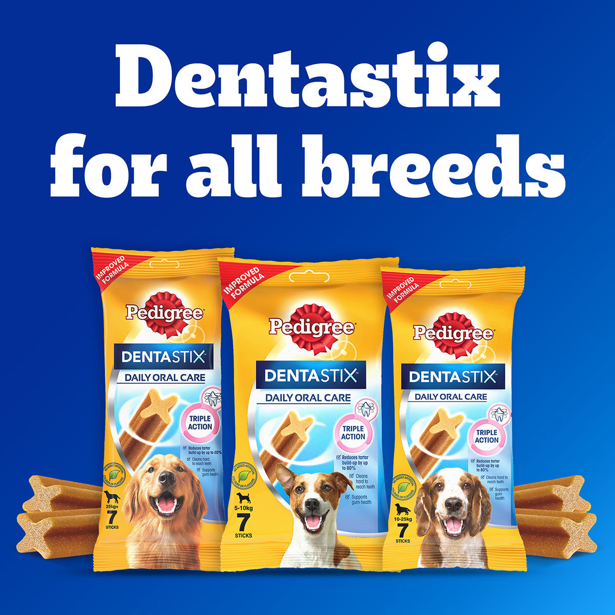 Pedigree Dentastix Dog Treat Weekly Pack For Small Breed - 110 g - Heads Up For Tails
