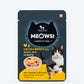 Meowsi by HUFT Chicken Breast with Quail Egg in Broth, 80 gm, grain-free cat wet food with vitamins and minerals.