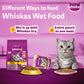 Whiskas Salmon in Gravy (1+ Years) Wet Food For Adult Cat - 80 gm Pack - Heads Up For Tails