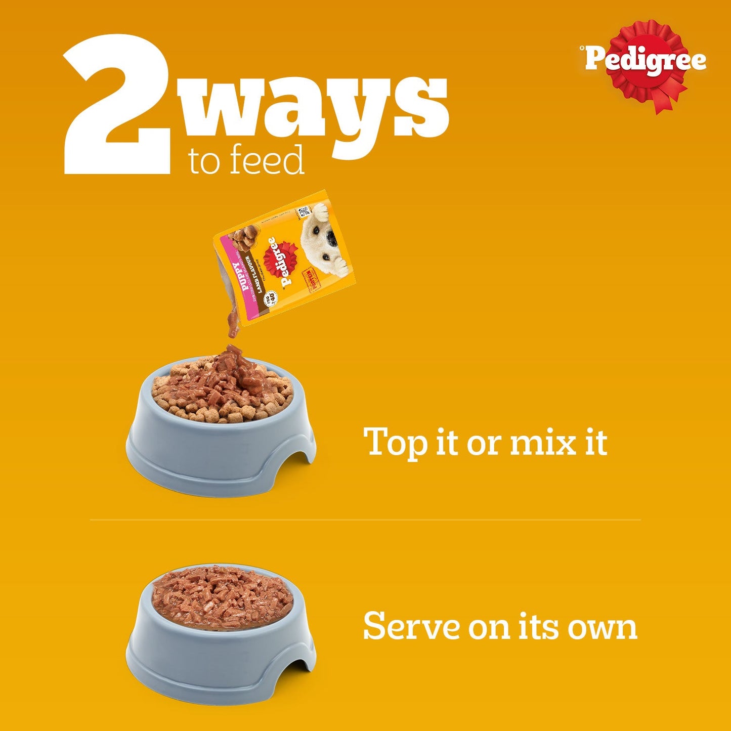 Pedigree Lamb Chunks In Gravy Puppy Wet Food - 70 g - Heads Up For Tails