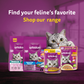 Whiskas Tasty Mix Adult (1+ year) Chicken With Tuna & Carrot in Gravy Wet Cat Food - 70 gm Pack - Heads Up For Tails