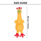 TLC Henny Penny Squeaky Chew Toy For Dog - Yellow - Heads Up For Tails