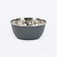 HUFT Sniff N' Snack Embossed Steel Bowl For Dogs - Grey - Heads Up For Tails