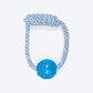TLC Rope & Ball Rope Toy For Dog - Navy & White - Heads Up For Tails