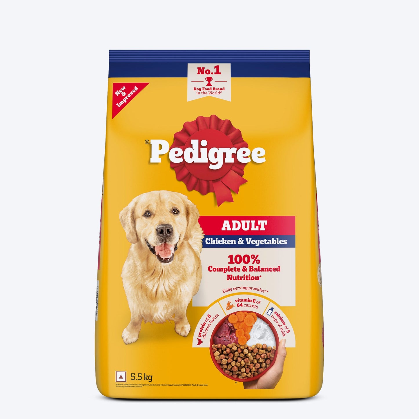 Pedigree Chicken & Vegetables Dry Food For Adult Dog