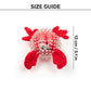 HUFT Lobster Loopster Chew Toy For Dog - Red - Heads Up For Tails