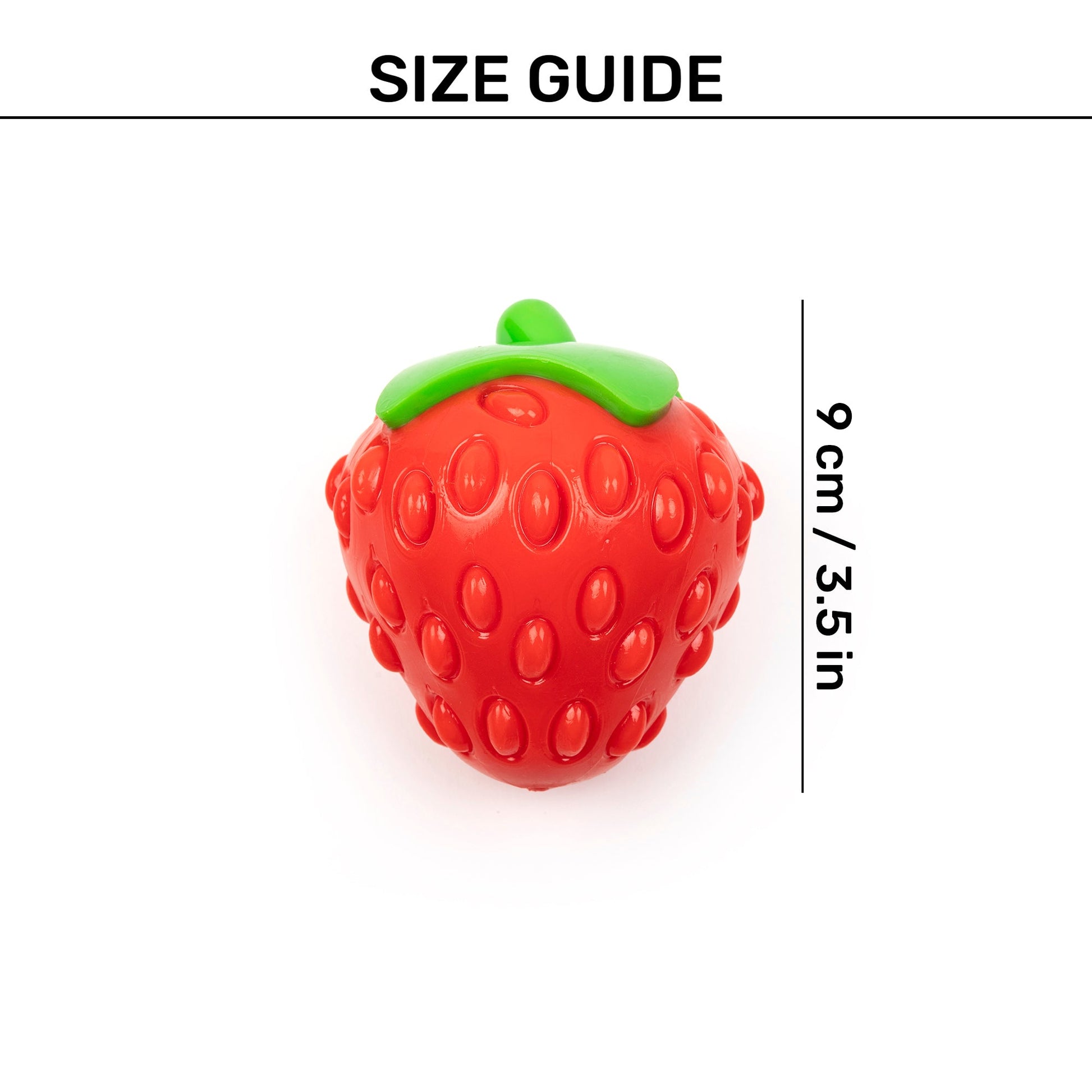 HUFT Berry Chomper Chew Toy For Dog - Red - Heads Up For Tails