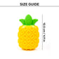 HUFT Pineapple Pop Chew Toy For Dog - Yellow - Heads Up For Tails