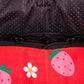 HUFT Berrylicious Lounger Bed For Dog - Red and Pink - Heads Up For Tails