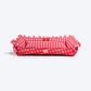 HUFT Personalised Berrylicious Lounger Bed For Dog - Red & Pink - Heads Up For Tails
