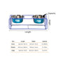 Dash Dog Rainbow Rush Elevated Double Diner With Steel Bowl Inserts For Dog - Violet - Heads Up For Tails