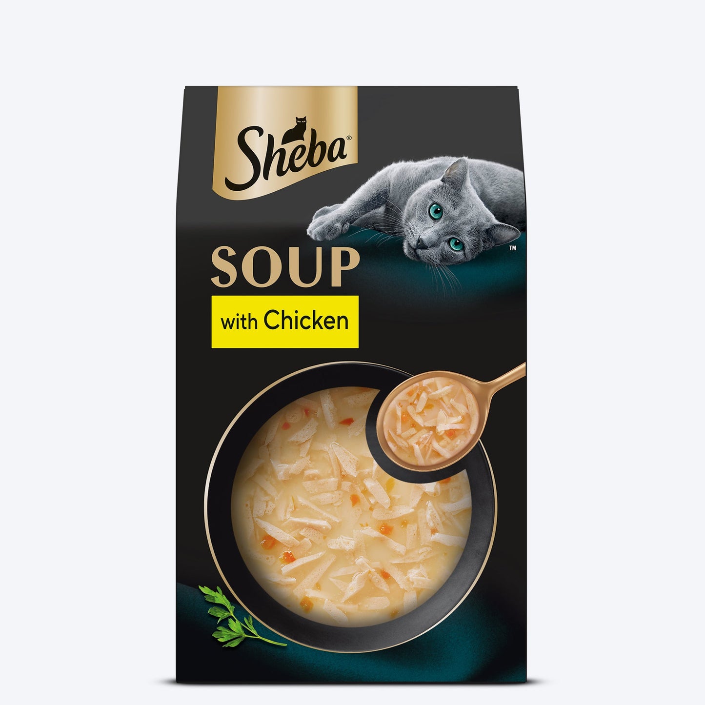 Sheba Soup With Chicken Wet Food For Cat - 40 gm x 4 pcs