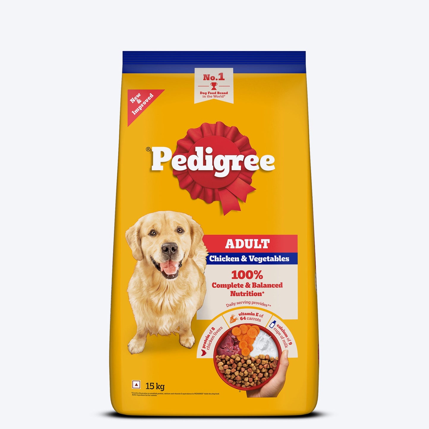 Pedigree Chicken & Vegetables Dry Food For Adult Dog