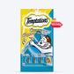 Temptations Creamy Purrrr-ee Cat Treats, Chicken & Tuna Flavour - 48 g (4 pieces) - Heads Up For Tails