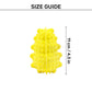 Dash Dog Mello-Yello Peanut Toy For Dog - Yellow - Heads Up For Tails