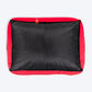 HUFT Teddy Classic Lounger Bed For Dog - Red - Heads Up For Tails